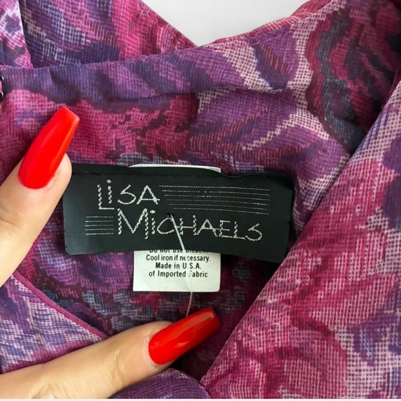 Lisa Michaels Vintage Floral Dress - Picture 8 of 8